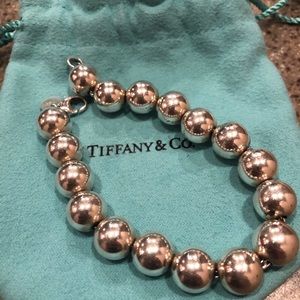 SOLD Tiffany’s silver bead bracelet